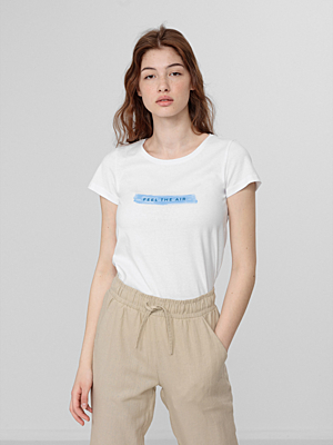 HOL22-TSD623 WHITE Dámske tričko