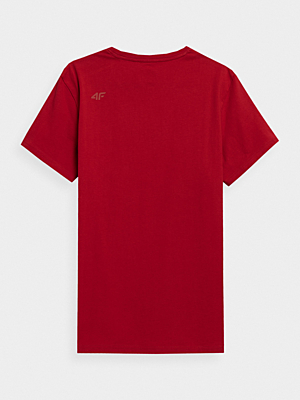4FAW23TTSHM0876 RED Pánske tričko